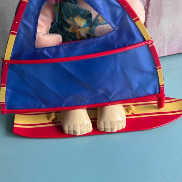 NWT Department 56 Tropical Wind Surfer Santa 14" Christmas Animated Vintage - Picture 9 of 16